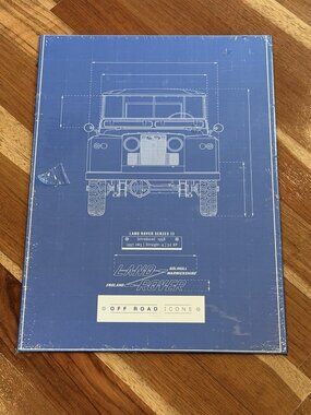 Land Rover Defendrr Displate Metal Poster 17.7 X 12.6